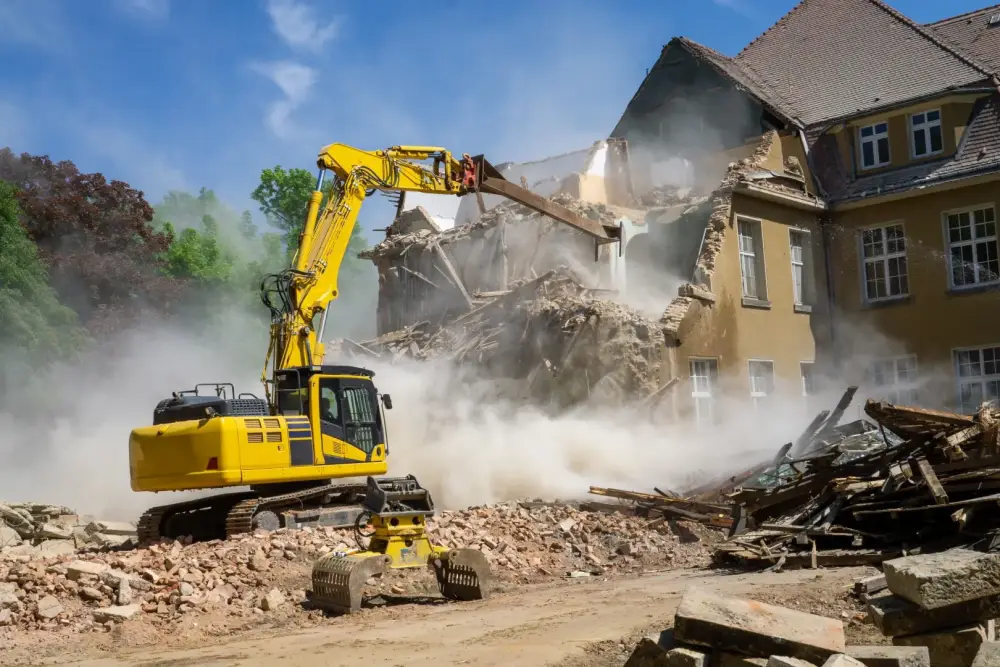 Démolition près de Vienne